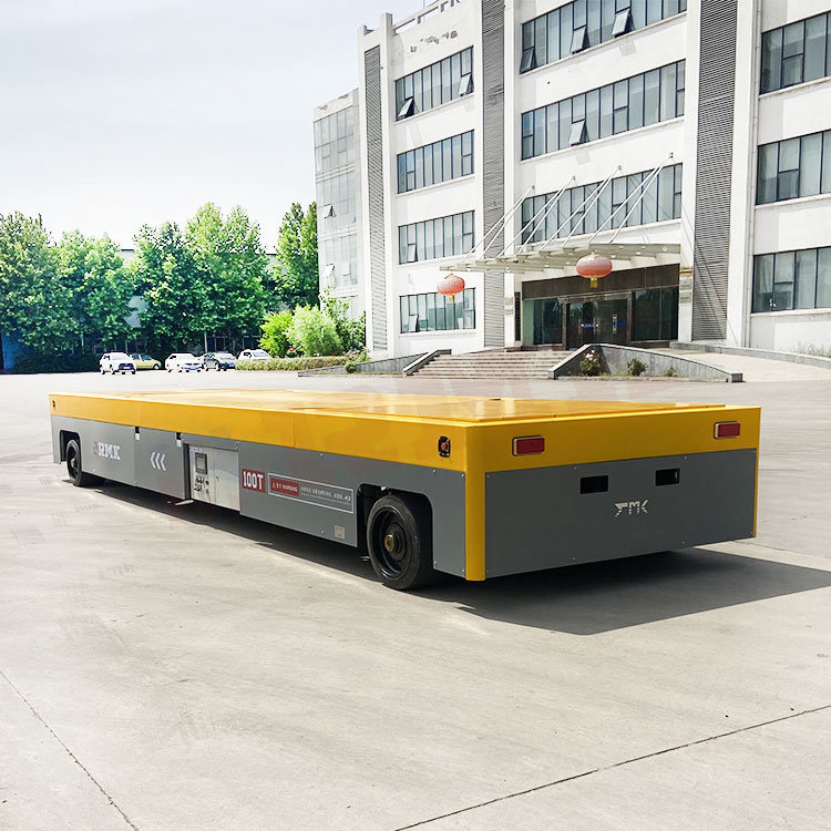 波兰客户定制 100吨+30吨无轨搬运车 发车！